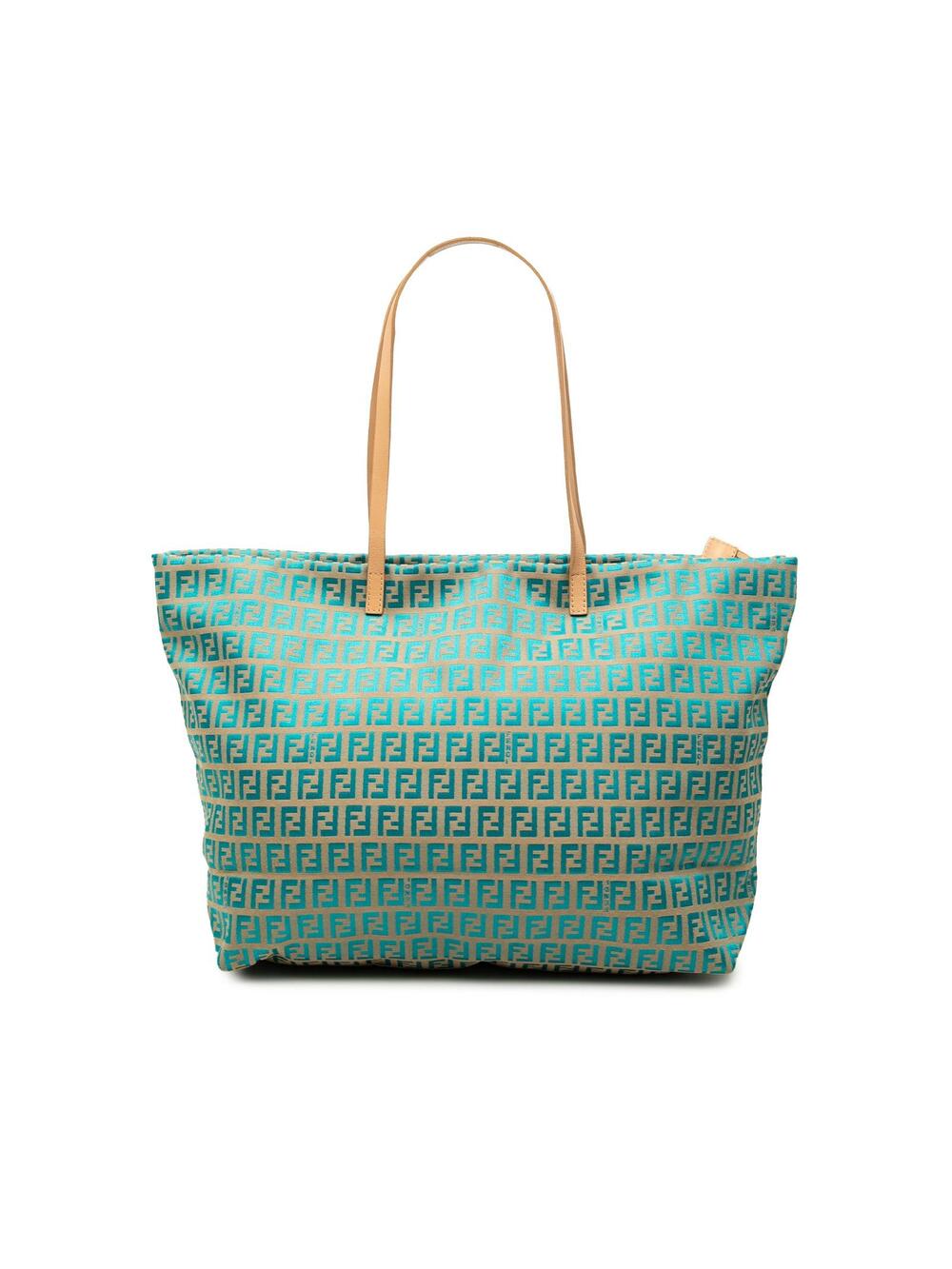 Fendi Zucchino Canvas Tote Pre-Loved #358393F64B